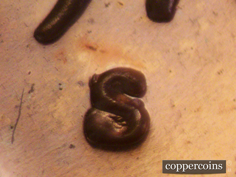 Die-stage A marker on 1970S•1MM•004P (1970 Repunched Mint Mark).