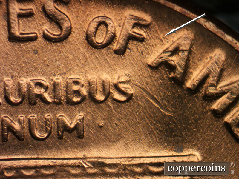 Die-stage C marker on 1971D•1MM•018 (1971 Repunched Mint Mark).
