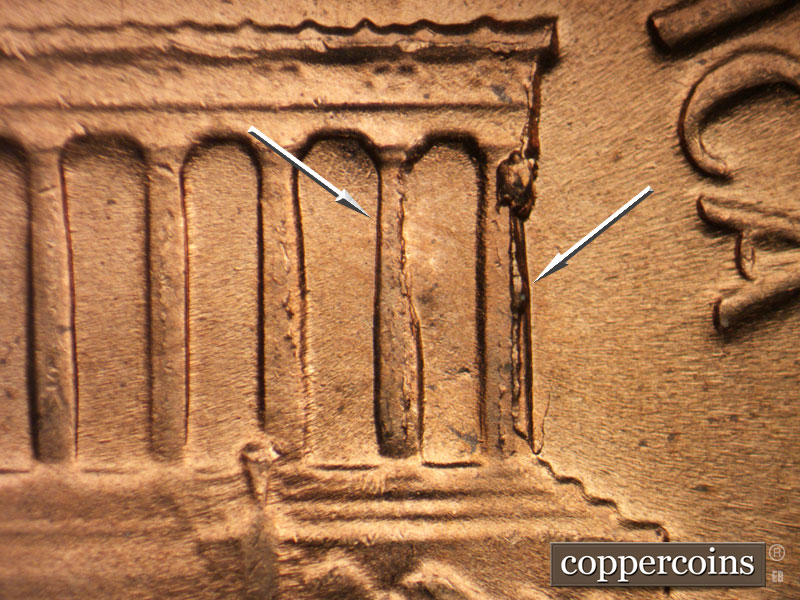 Die-stage C marker on 1971D•1MM•018 (1971 Repunched Mint Mark).