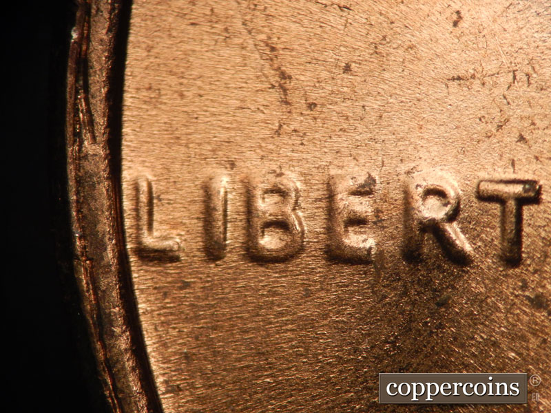 Die-stage C marker on 1972D•1DO•002 (1972 Doubled Die Obverse).