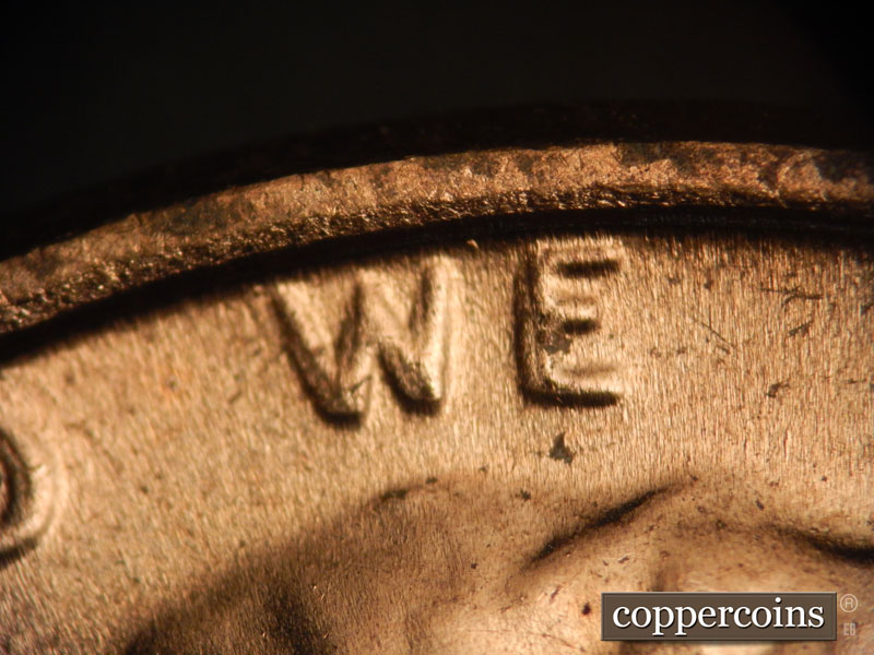 Die-stage C marker on 1972D•1DO•002 (1972 Doubled Die Obverse).