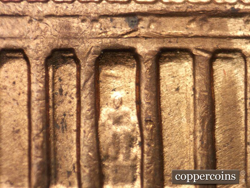 1972 Lincoln cent obverse, CopperCoins die 1972D•1DR•002.