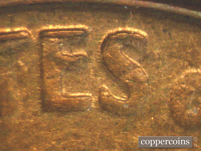 Die-stage C marker on 1972D•1MM•004 (1972 Repunched Mint Mark).