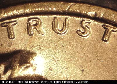 1972 Lincoln cent obverse, CopperCoins die 1972P•1DO•003.
