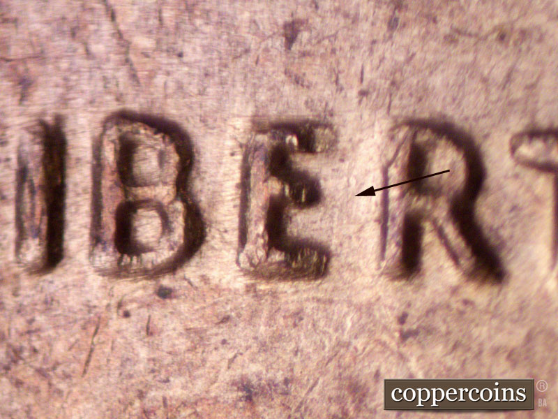 Die-stage C marker on 1972S•1MM•001 (1972 Repunched Mint Mark).