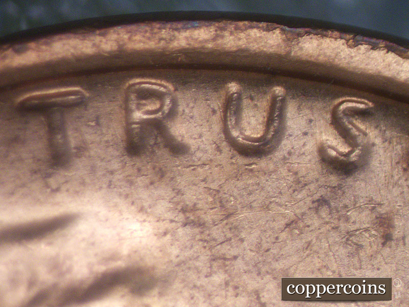 Die-stage C marker on 1972S•1MM•001 (1972 Repunched Mint Mark).