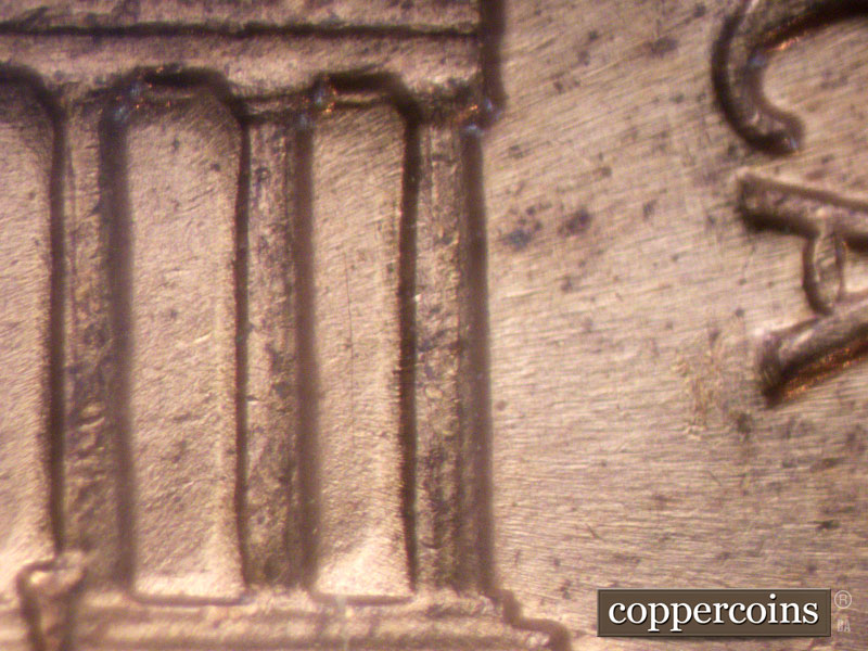 Die-stage C marker on 1972S•1MM•001 (1972 Repunched Mint Mark).