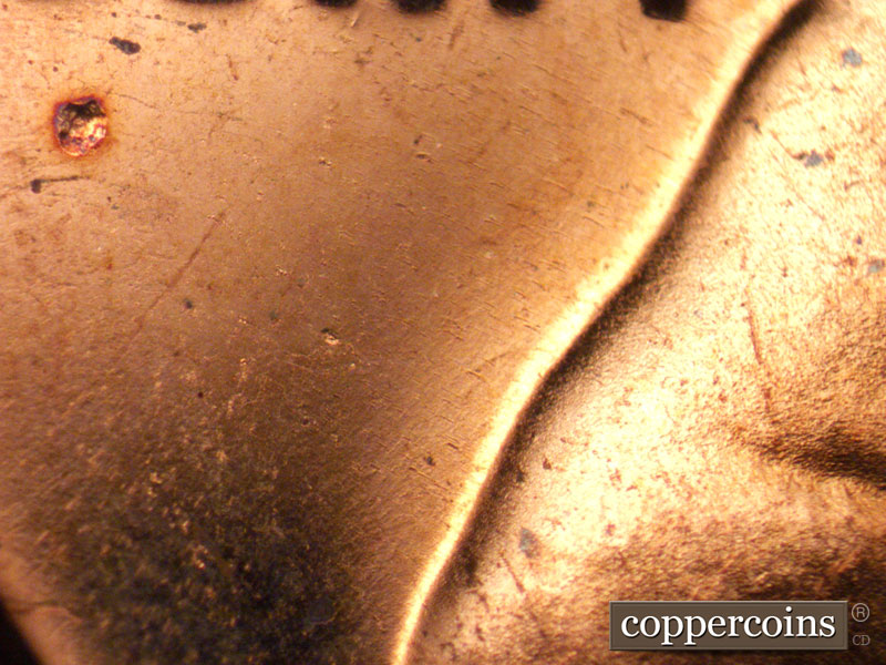 Die-stage B marker on 1973S•1MM•002P (1973 Repunched Mint Mark).