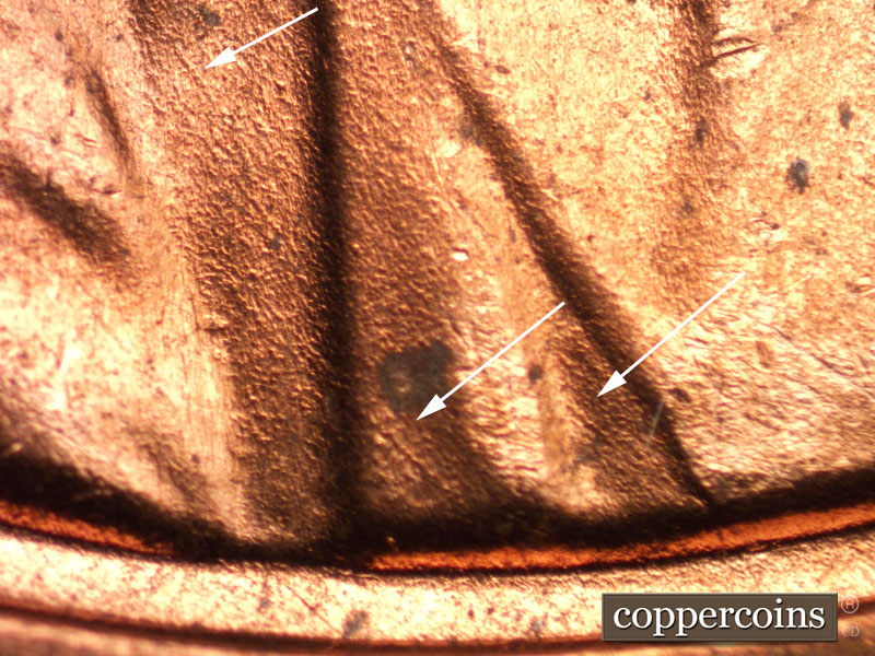 Die-stage B marker on 1974D•1MM•011 (1974 Repunched Mint Mark).