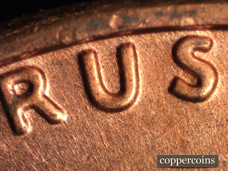 Die-stage B marker on 1974D•1MM•011 (1974 Repunched Mint Mark).