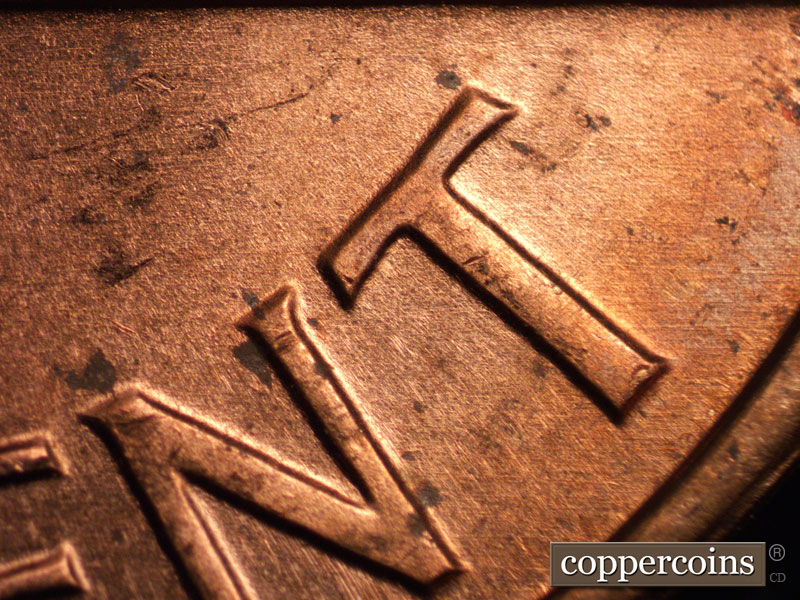 Die-stage B marker on 1974D•1MM•011 (1974 Repunched Mint Mark).