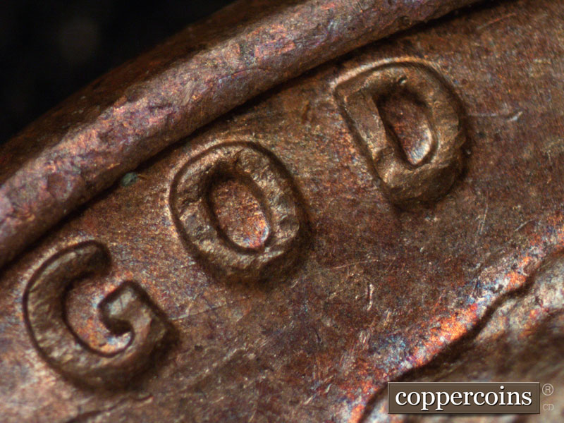 Die-stage B marker on 1974D•1MM•012 (1974 Repunched Mint Mark).