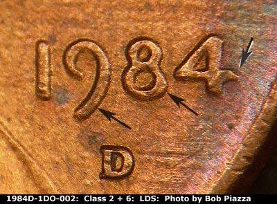 Die-stage C marker on 1984D•1DO•002 showing Doubling shows on date.