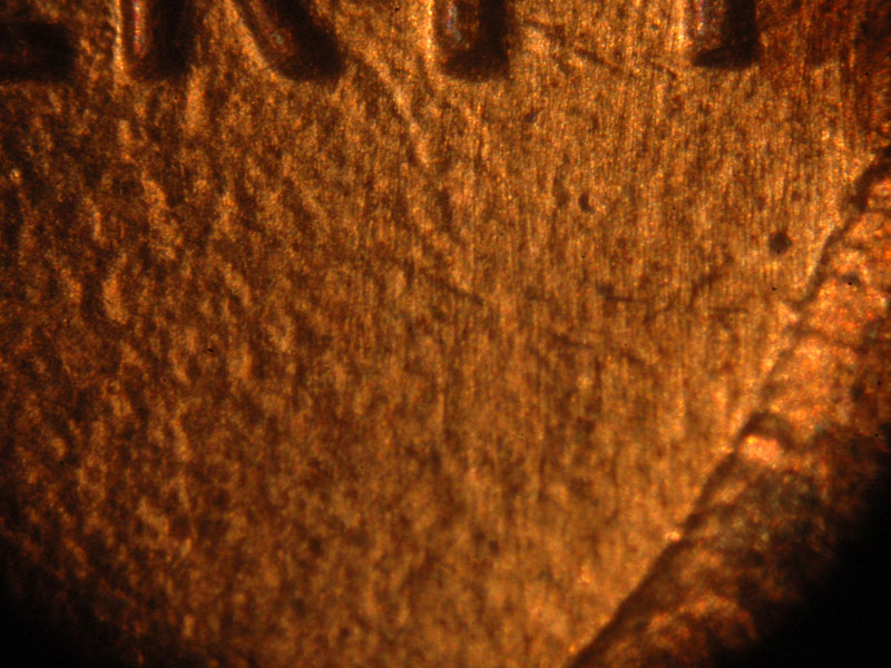 Die-stage B marker on 1988D•1MM•005 (1988 Repunched Mint Mark).