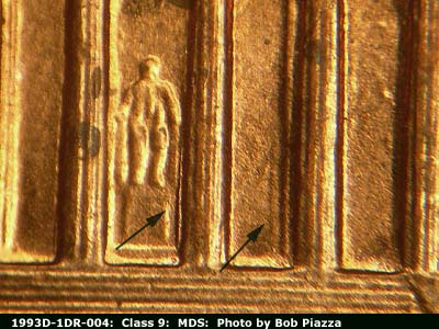 1993 Lincoln cent obverse, CopperCoins die 1993D•1DR•004.