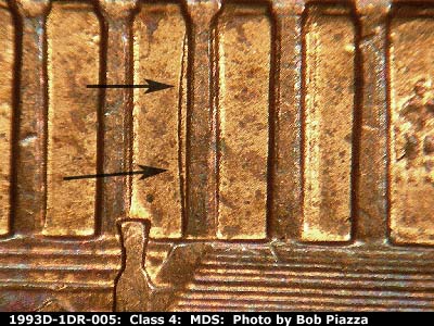 1993 Lincoln cent obverse, CopperCoins die 1993D•1DR•005.