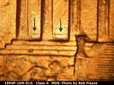 1994 Lincoln cent obverse, CopperCoins die 1994P•1DR•013.