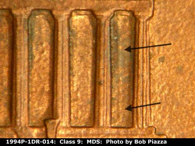 1994 Lincoln cent obverse, CopperCoins die 1994P•1DR•014.