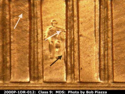 2000 Lincoln cent obverse, CopperCoins die 2000P•1DR•012.