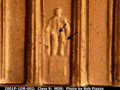 2001 Lincoln cent obverse, CopperCoins die 2001P•1DR•002.
