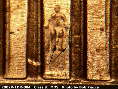 2002 Lincoln cent obverse, CopperCoins die 2002P•1DR•004.