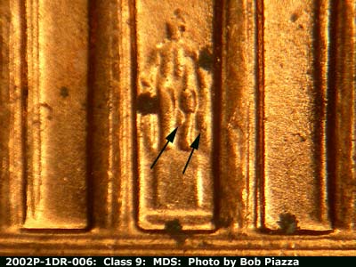2002 Lincoln cent obverse, CopperCoins die 2002P•1DR•006.