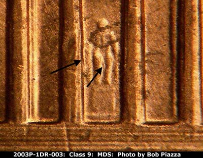 2003 Lincoln cent obverse, CopperCoins die 2003P•1DR•003.