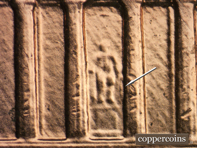 2003 Lincoln cent obverse, CopperCoins die 2003P•1DR•004.