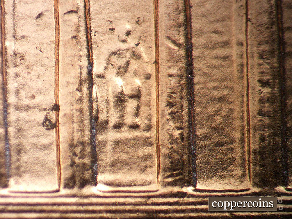Die-stage B marker on 2003P•1DR•005 showing Column 6 shows doubling to the inside of bay 6.