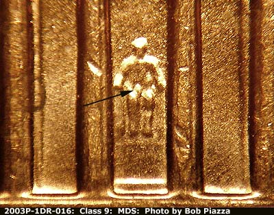 2003 Lincoln cent obverse, CopperCoins die 2003P•1DR•016.