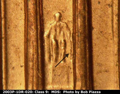 2003 Lincoln cent obverse, CopperCoins die 2003P•1DR•020.