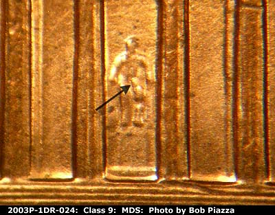 2003 Lincoln cent obverse, CopperCoins die 2003P•1DR•024.