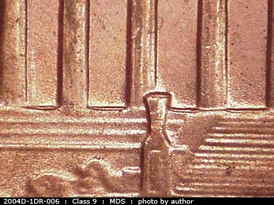 2004 Lincoln cent obverse, CopperCoins die 2004D•1DR•006.