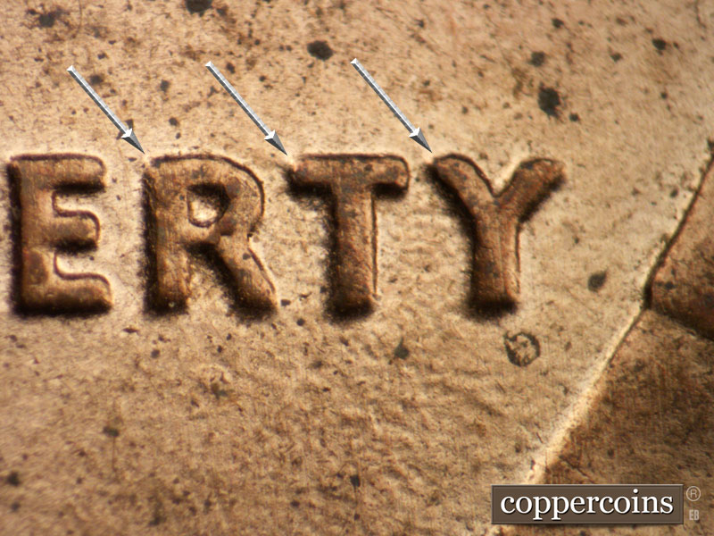 Die-stage B marker on 2004P•1DO•012 (2004 Doubled Die Obverse).