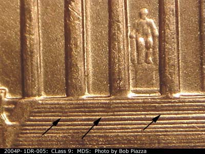 2004 Lincoln cent obverse, CopperCoins die 2004P•1DR•005.