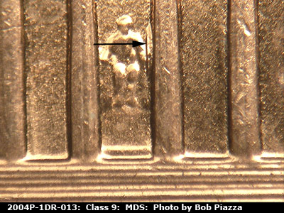 2004 Lincoln cent obverse, CopperCoins die 2004P•1DR•013.