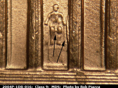 2004 Lincoln cent obverse, CopperCoins die 2004P•1DR•016.