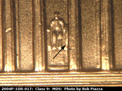 2004 Lincoln cent obverse, CopperCoins die 2004P•1DR•017.
