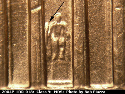 2004 Lincoln cent obverse, CopperCoins die 2004P•1DR•018.