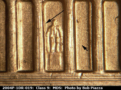 2004 Lincoln cent obverse, CopperCoins die 2004P•1DR•019.