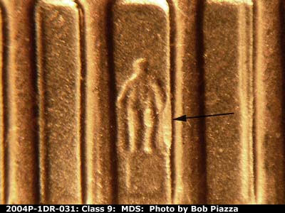 2004 Lincoln cent obverse, CopperCoins die 2004P•1DR•031.