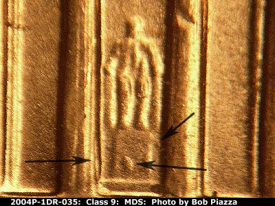 2004 Lincoln cent obverse, CopperCoins die 2004P•1DR•035.