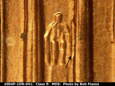 2004 Lincoln cent obverse, CopperCoins die 2004P•1DR•041.