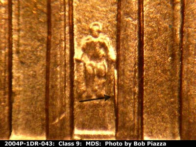 2004 Lincoln cent obverse, CopperCoins die 2004P•1DR•043.
