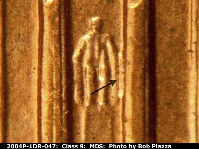 2004 Lincoln cent obverse, CopperCoins die 2004P•1DR•047.