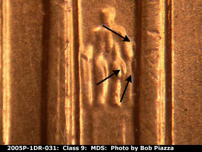 2005 Lincoln cent obverse, CopperCoins die 2005P•1DR•031.