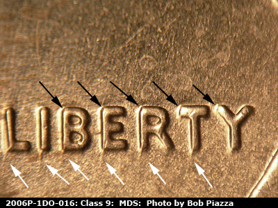 2006 Lincoln cent obverse, CopperCoins die 2006P•1DO•016.