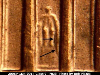 2006 Lincoln cent obverse, CopperCoins die 2006P•1DR•001.