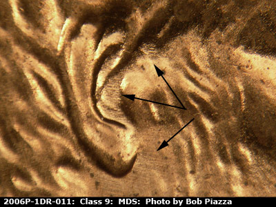 Die-stage B marker on 2006P•1DR•011 (2006 Doubled Die Reverse).
