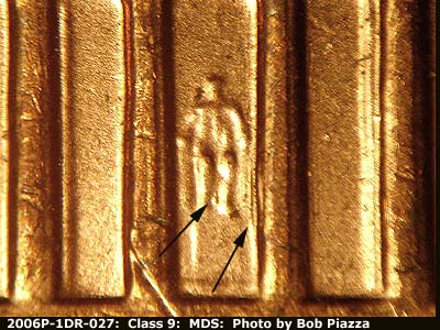 2006 Lincoln cent obverse, CopperCoins die 2006P•1DR•027.